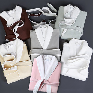 Bridesmaid girlfriends bathrobe five-star beauty salon B & B club double bathrobe Four Seasons men's and women's absorbent quick-drying bathrobe