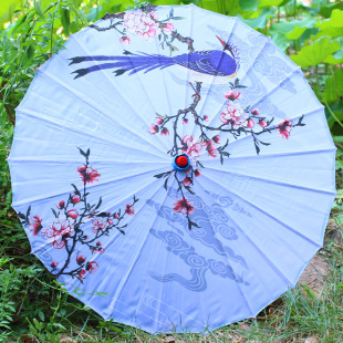 Antique Oil Paper Silk Umbrella Wholesale Craft Umbrella Dance Umbrella Cheongsam Performance Umbrella Decoration Ceiling Flower Cloth Hanfu Umbrella