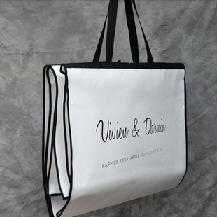 Trailing Wedding Dress Portable Dual-purpose Dust Cover Clothes Storage Bag Wedding Dress Cover Batch Order Wholesale Lemon New Product