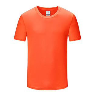 140g Quick-drying SporTs T-shirT SweaT-wicking and Dry Summer ShorT-sleeved CusTom logo PrinTing Round Neck CulTural ShirT 10100