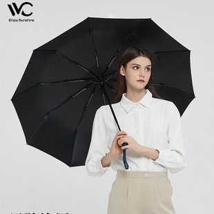 New VVC Extraordinary Series Automatic Trifold Sun Umbrella Sunscreen UV Women's Sunscreen Dual-purpose Portable GY3S234