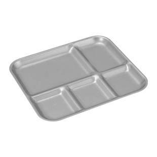 Винтаж 304 из нержавеющей стали для барбекю Dip All-In-One Plate Разделенная тарелка для приправ Блюдо для соуса Используемая посуда Блюдо для закусок