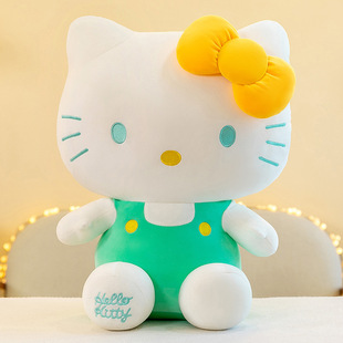 New dopamine Hello kitty plush toy doll classic sapphire blue kitty Doll Girl birthday gift