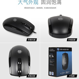 Прямая Продажа с фабрики для HX500 проводная мышь ноутбук USB бизнес-офис игровые аксессуары оптом