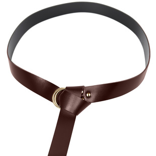 Medieval double ring opening design vintage belt sabre belt Renaissance Celtic ring belt