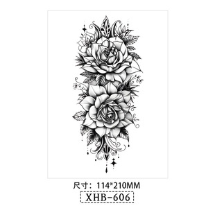 3D Watercolor Temporary Tattoo Lady Girl Colorful Flower Hummingbird Butterfly Realistic Long Lasting Fake Tattoo Sticker Waterproof