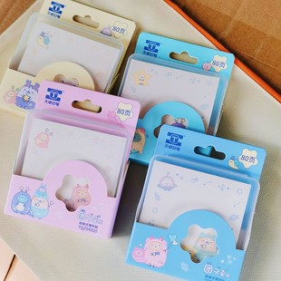Tianzhuo Tuanzi Family Gradient Post-it Paper Storage Post-it Cute Cartoon Handwritten Self-adhesive Post-it Note