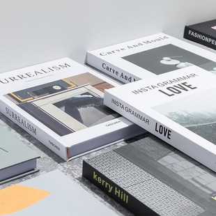 Новая дорогая роскошная модель комнаты Английский Журнал настоящая книга украшения