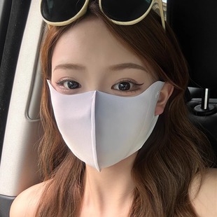 Traceless sunscreen mask women's anti-ultraviolet 2024 summer new 3d three-dimensional eye protection high-value ice silk mask