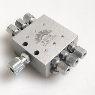 Imported SSV MVB integrated progressive butter dispenser with plunger pump uses 2-16 oil outlets