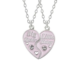 European and American jewelry BEST FRIENDS heart-shaped box pendant girlfriends pendant heart-shaped necklace