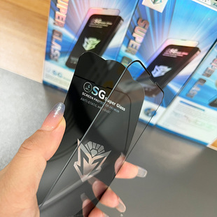 Применимо iphone16 шелкография сотовый телефон закаленная пленка 15Promax Антистатический ESD яблоко 13 закаленная пленка 7 оптовая продажа