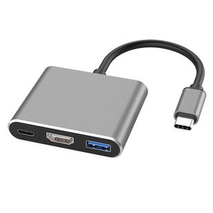 Док-станция «три в одном» Typec-HDMI, 4k, адаптер для проектора для мобильного телефона, ноутбука, один-три