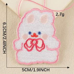 Клубничный компьютер Оригинальная DIY вышивка этикетка patch наклейки на Хэллоуин серия английских букв аксессуары ткань