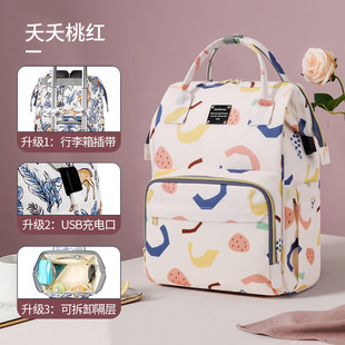 Mummy Bag Mother and Infant Backpack Large Capacity 2024 New Portable Single-shoulder Multi-function Bag for Pregnant Women Going Out