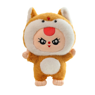 New cute three-year-old plush doll baby three trendy doll toy ornaments wholesale cross-border
