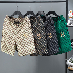 Fashion Shorts Men's Outer Wear Trendy Brand Five-point Pants New Sports Casual Pants Beach Pants Trendy Handsome Shorts