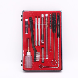 Cross-border spray gun brush through needle brush air gun cleaning nylon brush bristle brush combination tool tattoo tool wholesale