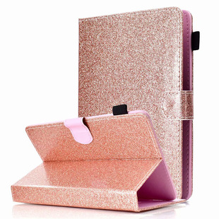 Factory Direct supply suitable for 7-inch 8-inch 10-inch universal car line flat leather case glitter PU leather drop-resistant protective case