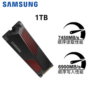 Samsung 990PRO 4 ТБ SSD M.2 Интерфейс (протокол NVMe PCIe 4.0x4) Тепловая пластина версия 2 ТБ