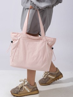 Cross-border wholesale Amazon lulu same tote bag outdoor leisure handbag yoga large capacity shoulder bag
