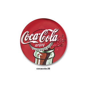 Оловянная живопись Cocacola Bar Ресторан Домашнее Украшение стен Оловянный металлический декор Трансграничная круглая Настенная карта