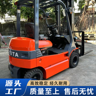 Factory second-hand electric forklift car-type counterweight 2.0-ton forklift 2-section 3-meter lifting and handling truck