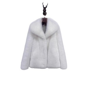 European and American Cross-Border Wholesale Artificial Fur Coat 2025 New Women's Solid Color Artificial Fur Lapel Coat