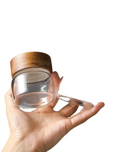 Tea Sealed Jar Glass Mini Portable Food Grade Coffee Powder Storage Jar Small Coffee Bean Packaging Storage Jar