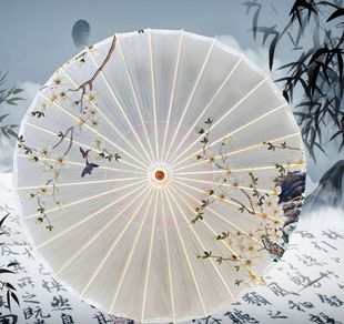 Древний ветер масляный бумажный зонтик женский Hanfu зонтик чисто ручной фотографии танцевальный зонтик реквизит дождевой защиты солнцезащитный крем практичный тунговый зонт фабрика