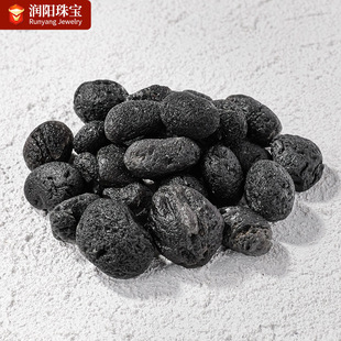 Factory direct natural crystal black meteorite stone ore specimen glass meteorite with shape aromatherapy expansion stone