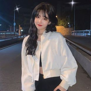 Vintage Short Coat Women's Spring and Autumn Korean-style Loose Outer Small Coat All-match Shoulder Fried Street Elegant Jacket