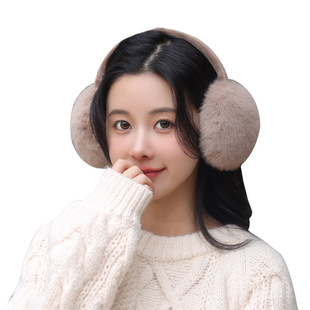 Korean version of all-match cute back-wearing winter warm earmuffs students plush Earmuffs Ear protection wholesale