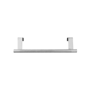 Factory spot stainless steel single pole towel rack kitchen non-perforated towel pole cabinet door back type cloth rack