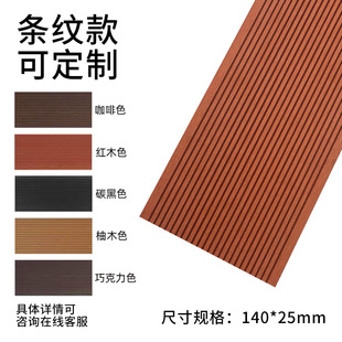 Wood Plastic Flooring Outdoor Outdoor Courtyard Garden Terrace Scenic 3D Embossed Striped Second Generation Co-Extruded Wood Plastic Flooring