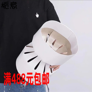 Gardenia Xiaoxiang Style Five-generation Stereotypes Fabric Bouquet Fan-shaped Paper Flower Pad Bag Flower Material Fabric Material