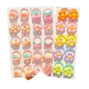 2025 Children's Cartoon Rubber Band Cute Hair Rope small size Internet Celebrant New Style Ring Hair Rope Hair Rope Hair Rope