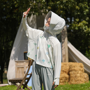 Inquire polite boys and girls 2025 coats summer breathable outdoor sunscreen clothing for large children UV protection clothing
