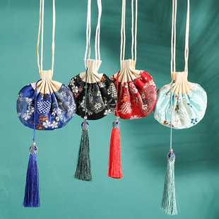 Antique Lotus Sachet Bag Wholesale Hand Gift Sachet Car Pendant Palace Bundle Lotus Tassel Sachet