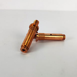 Factory Customized Cnc Processing Non-Standard Threaded Hole Shaft Copper Welding Gun Conductive Nozzle Mechanical Accessories Support Drawings