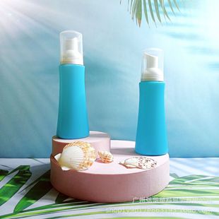 Direct 120ml small waisted foam plastic bottles cross-border new bottles customized bottles