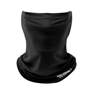Summer thin sun protection mask Men's Outdoor Sports Ice Silk solid color ear hanging face towel breathable neck protection scarf