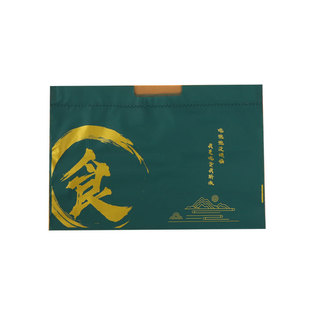 In stock takeaway packing bag food drawstring bag catering packaging bag oil-proof disposable portable drawstring plastic bag