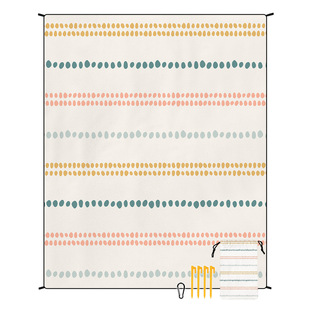 Amazon cross-border bohemian beach mat quick-drying waterproof moisture-proof mat outdoor picnic mat camping camping blanket