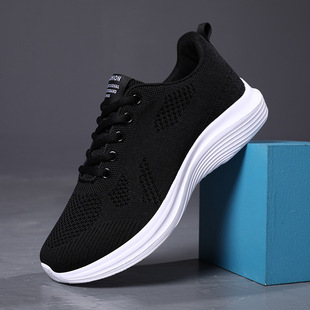 Jinjiang sports women's shoes factory direct spring and summer new mesh breathable casual running shoes women's ultra light non-slip shock absorption