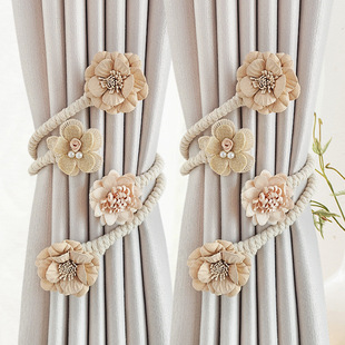 A Pair of Creative Curtain Buckles, Accessible Luxury and High-end Straps, Cute Buckles, Gathering Clips, Flower Accessories Embellishment