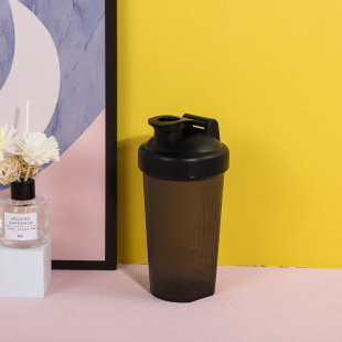 Factory Direct supply 400ml milkshake cup sports fitness protein powder shake Cup with scale advertising Cup can be customized logo