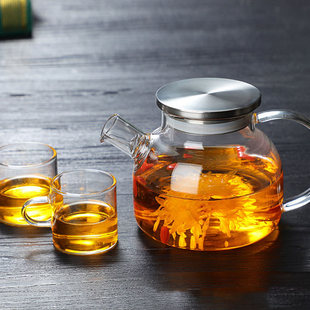 Japanese-style Cold Kettle Glass High Temperature Resistant Tea Kettle Fruit Tea Boiling Large Capacity Cold Kettle High