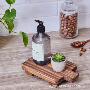 Cross-border Wooden Bathroom Cosmetic Base Storage Rack Solid Wood Soap Box Storage Rack Toiletries Storage Base