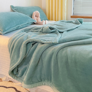 Milk velvet blanket office nap blanket small blanket sofa blanket bed flange coral velvet bed sheet manufacturer